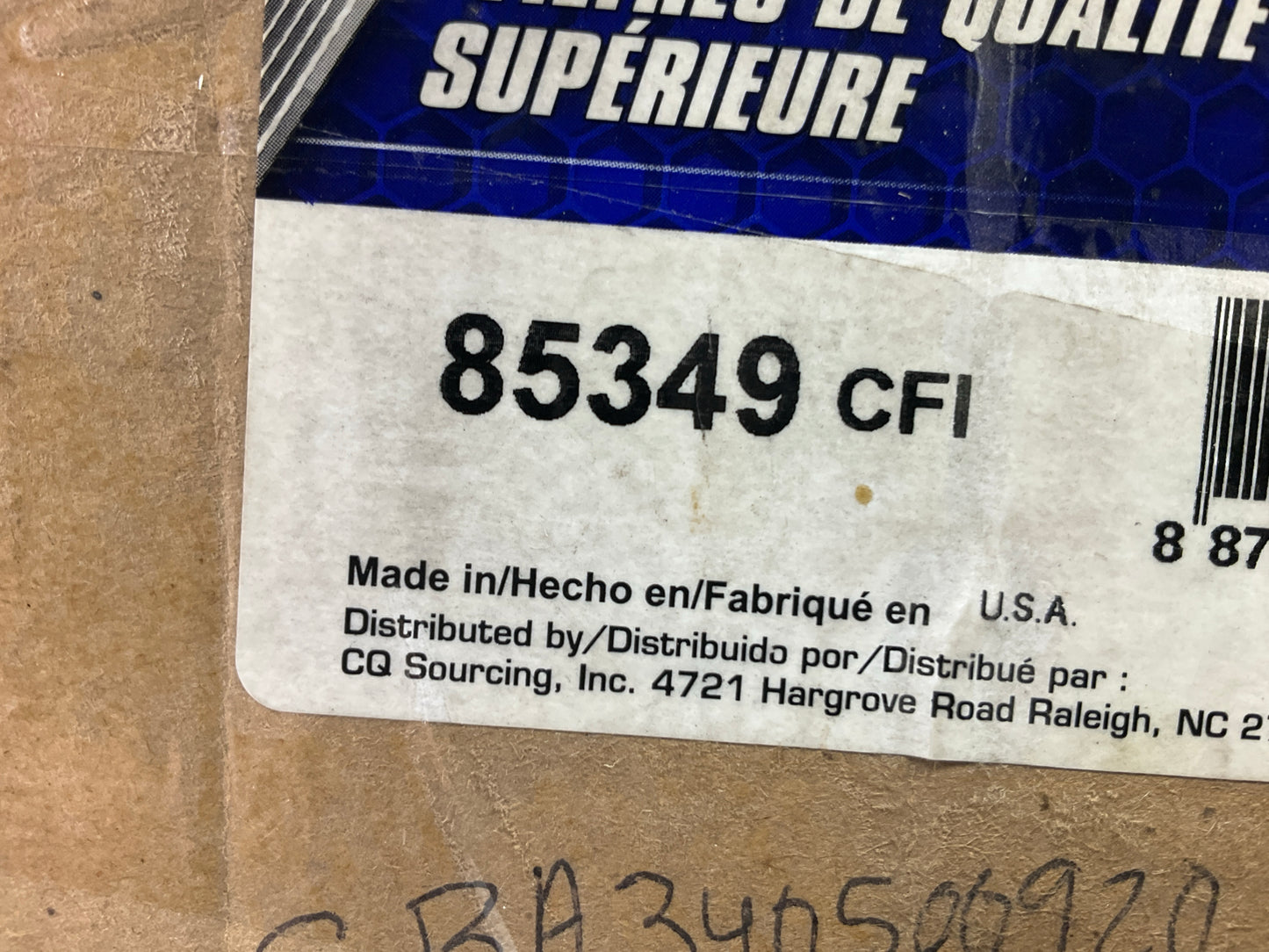 (2) Carquest 85349 Oil Filters - Replaces 15274-99186, 15274-99626, BT243