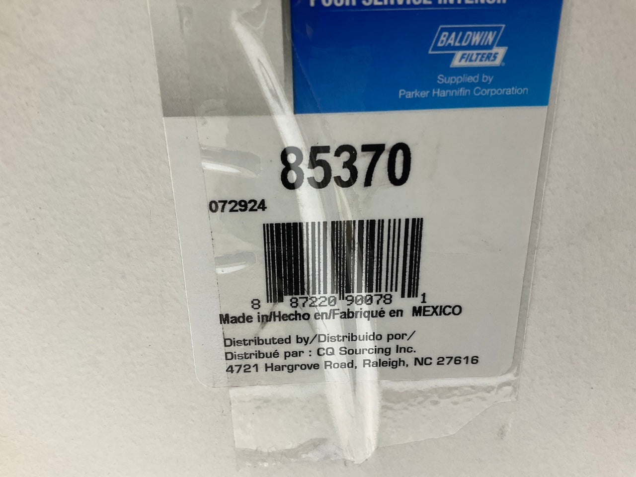 Carquest 85370 Oil Filter Replaces CH10857 51370 L36048 LP5979 LF557 LF16043