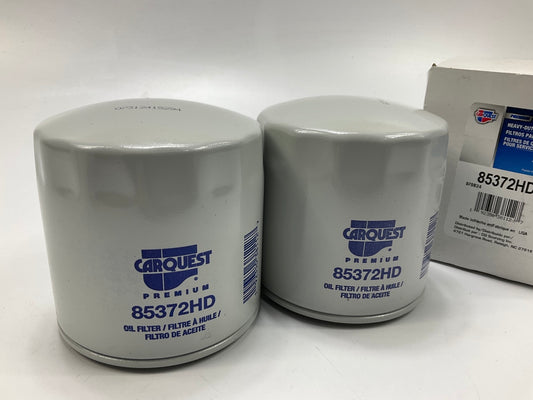 (2) Carquest 85372HD Heavy Duty Engine Oil Filters