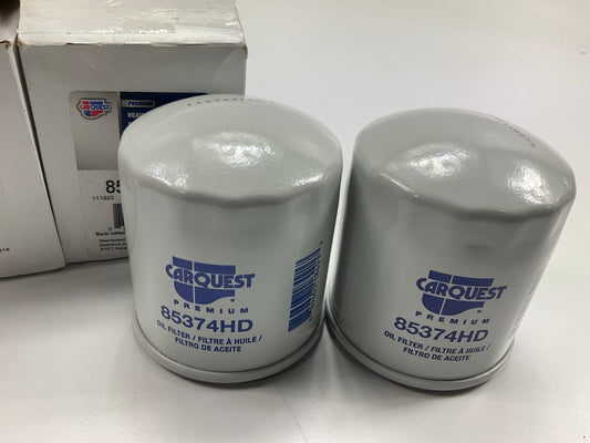 (2) Carquest 85374HD Spin-On Lube Filter - Replaces Wix 51374, 2647020