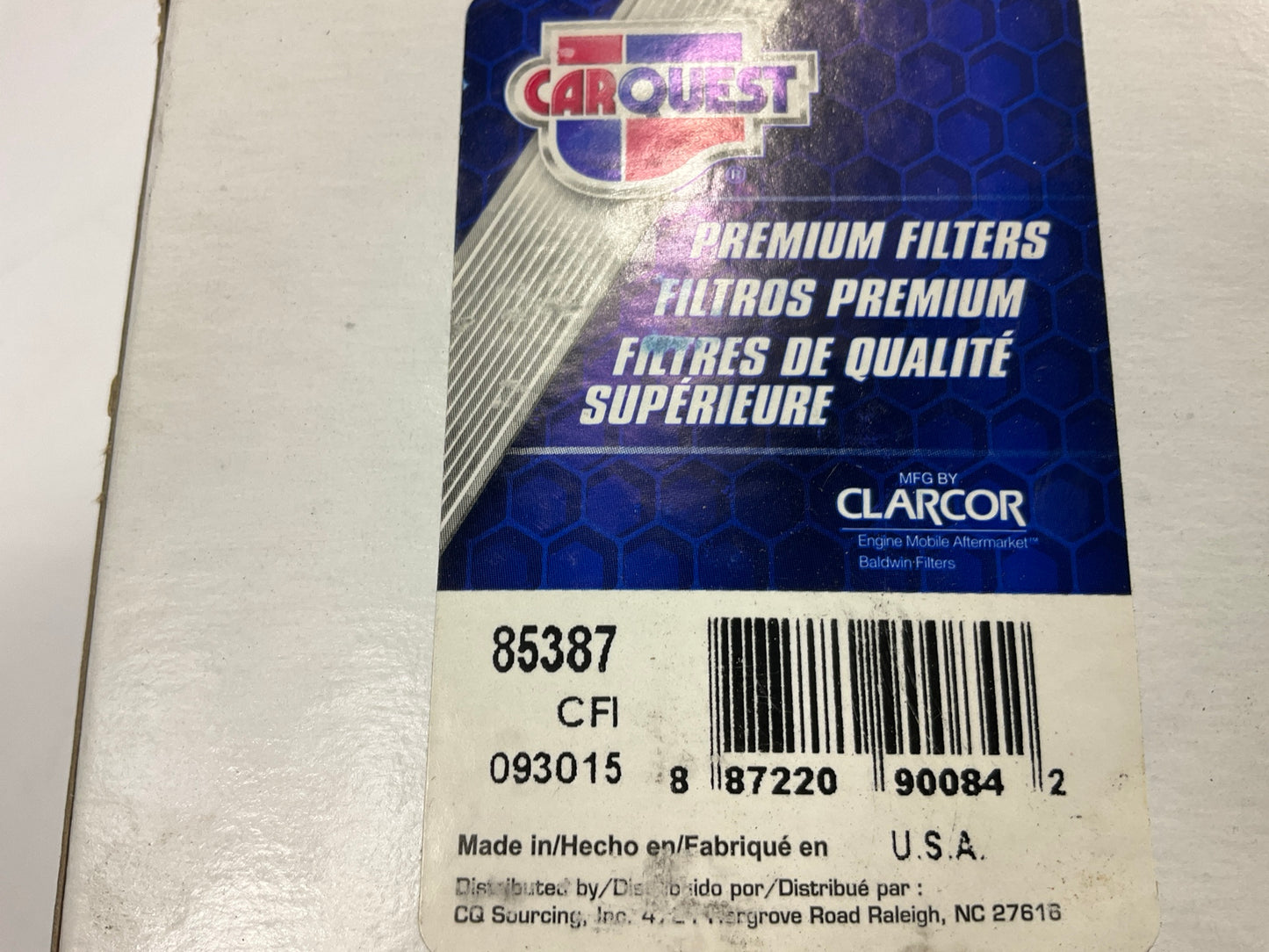 Carquest 85387 Engine Oil Filter