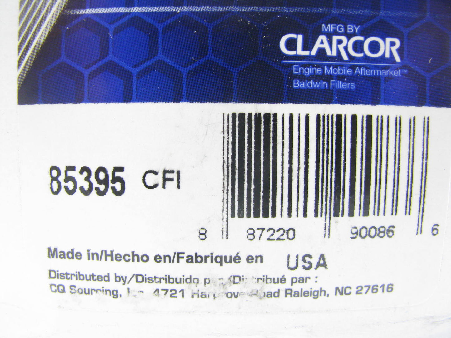 Carquest 85395 Engine Oil Filter