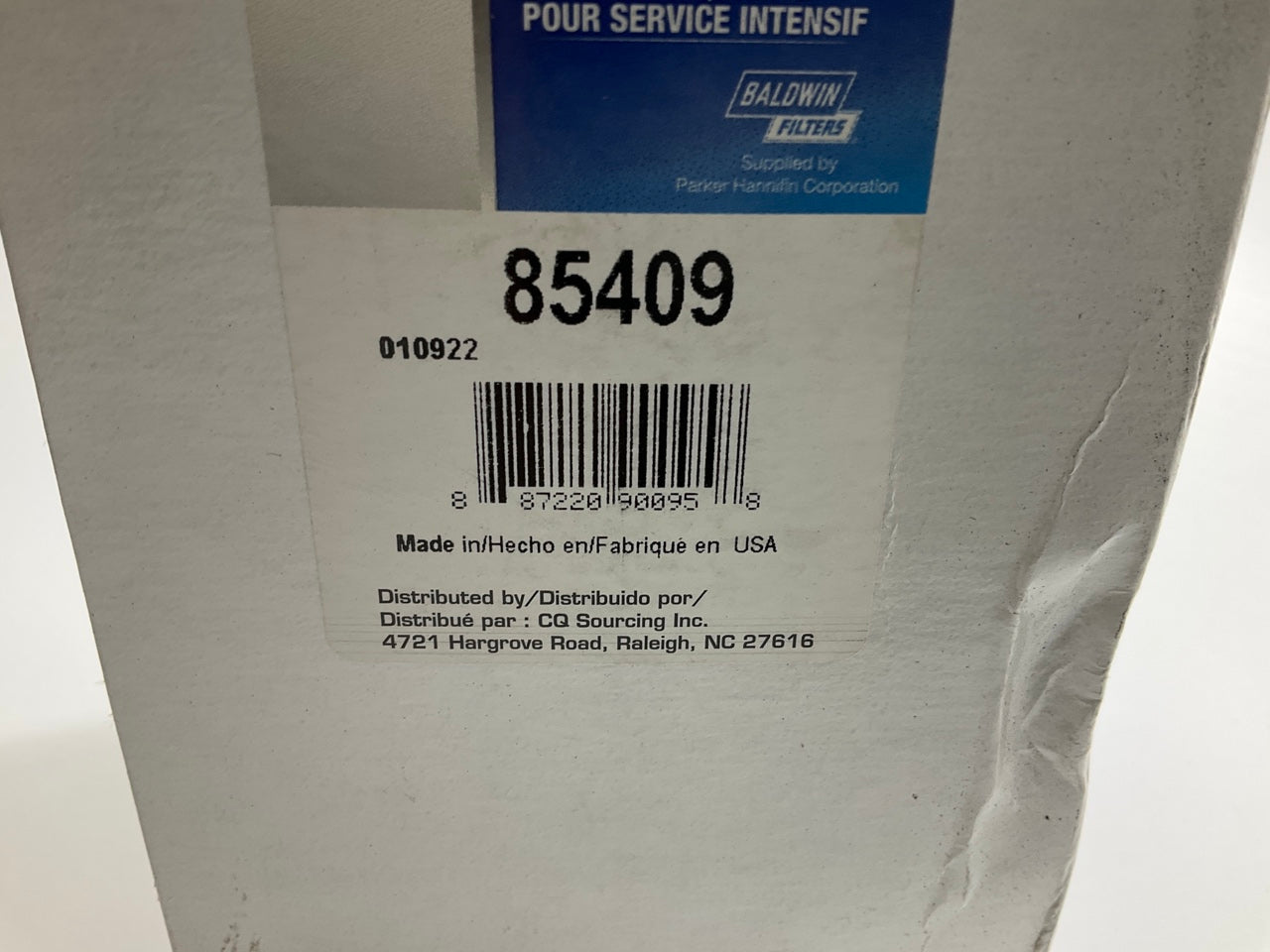 (2) Carquest 85409 Hydraulic Oil Filter Replaces C11829 51409 LH22064 HF988