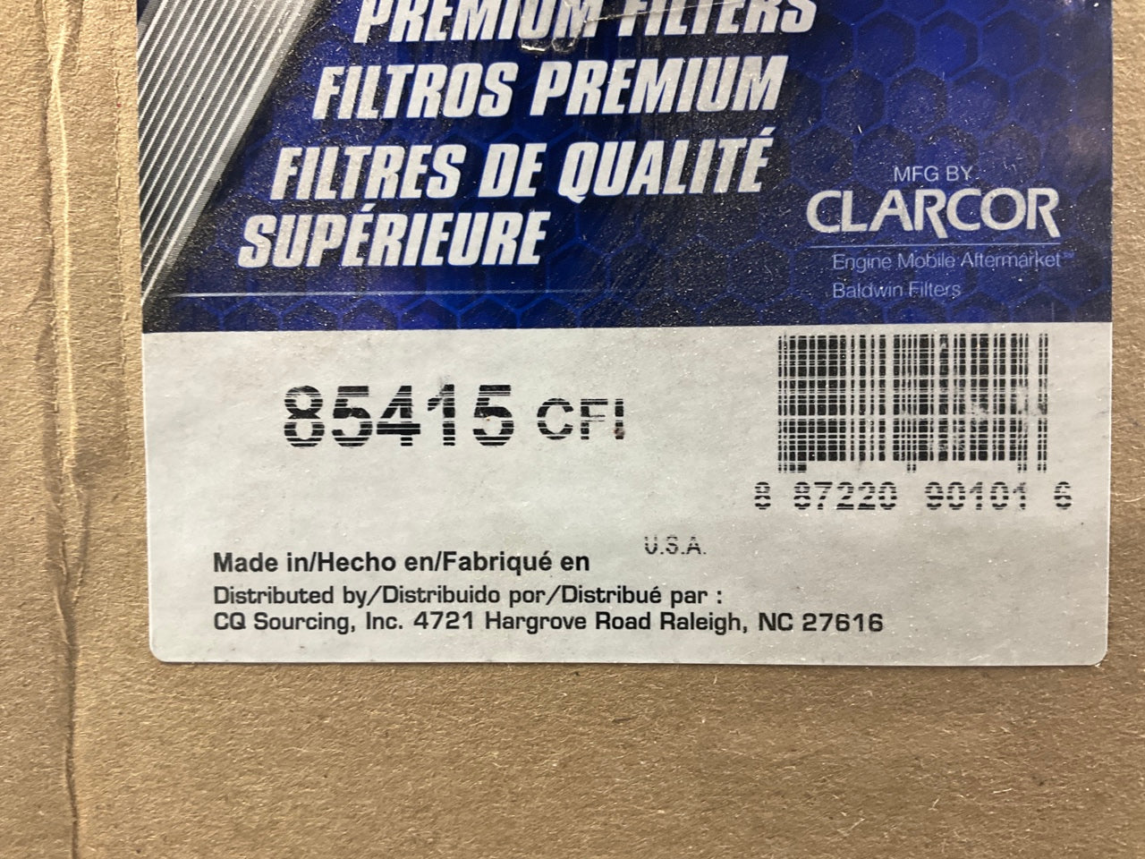 (2) Carquest 85415 Hydraulic Filters - Replaces PT543KIT, 647237, PM6015, 51415