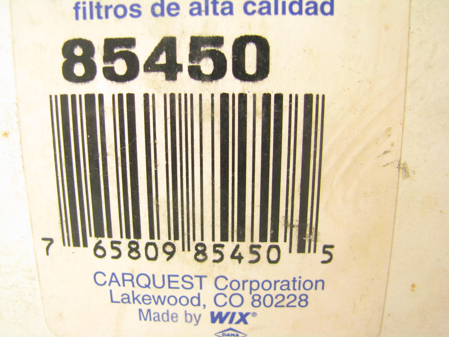 Carquest 85450 Hydraulic Oil Filter Replaces P6875 51450 1450 HF715 HF6566