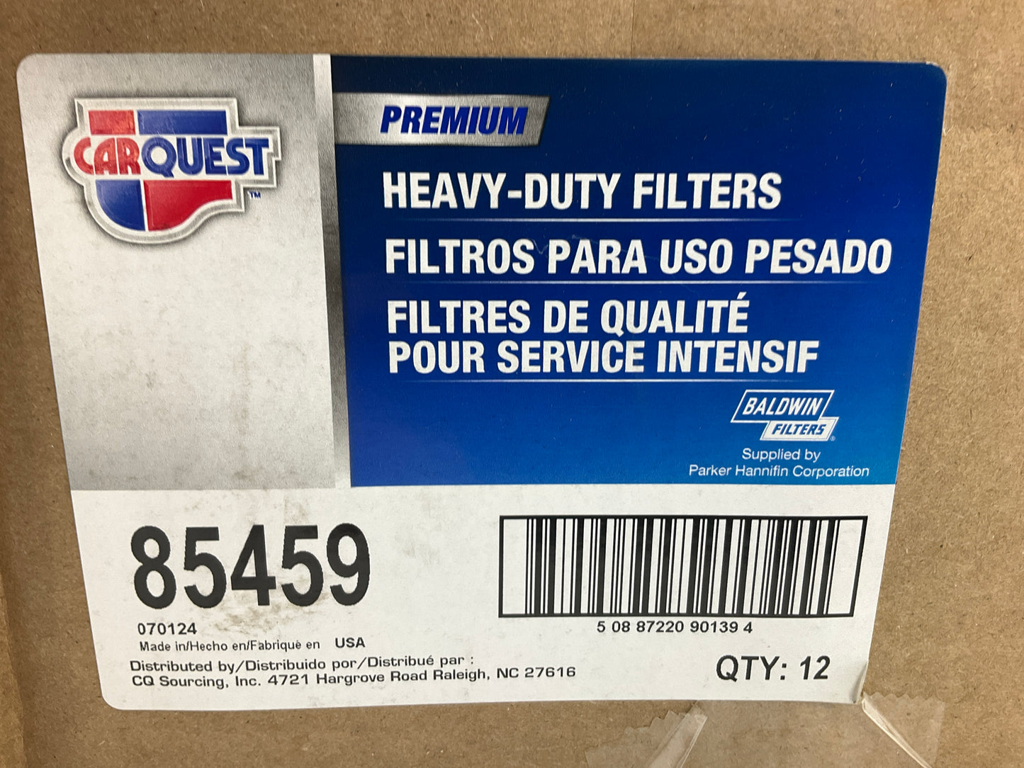 (12) Carquest 85459 Oil Filters - 51773 L40107 51459 PH299 LF496 LF787 P559615