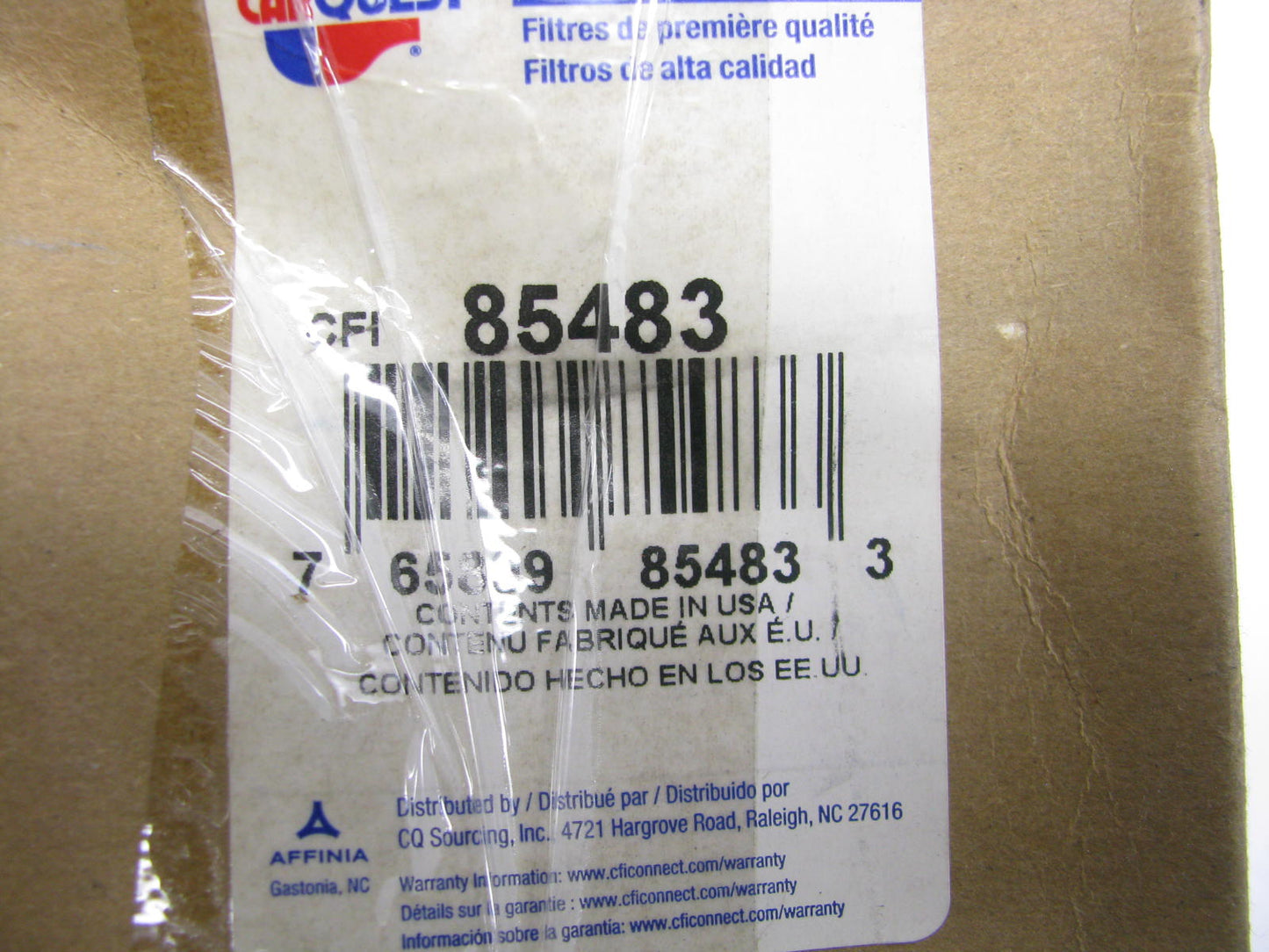 Carquest 85483 Hydraulic Oil Filter Replaces P6871 51483 H56062 LFH4972 HF989