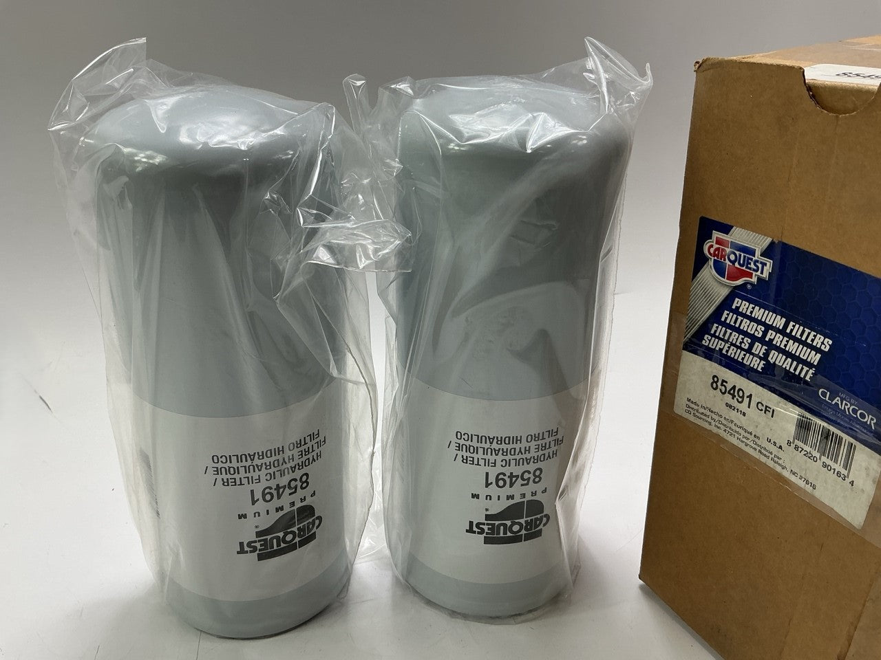 (2) Carquest 85491 Hydraulic Filter Replaces 156-0214, 121-9868, LFH4472, 51491