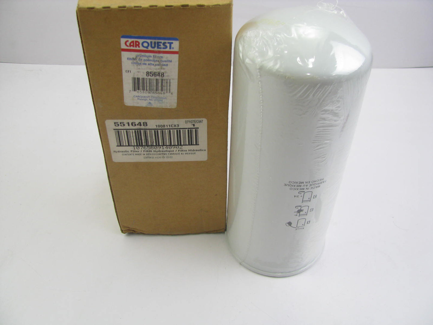 Carquest 85494 Hydraulic Oil Filter Replaces P6893 57247 H55221 LFH4990 HF861