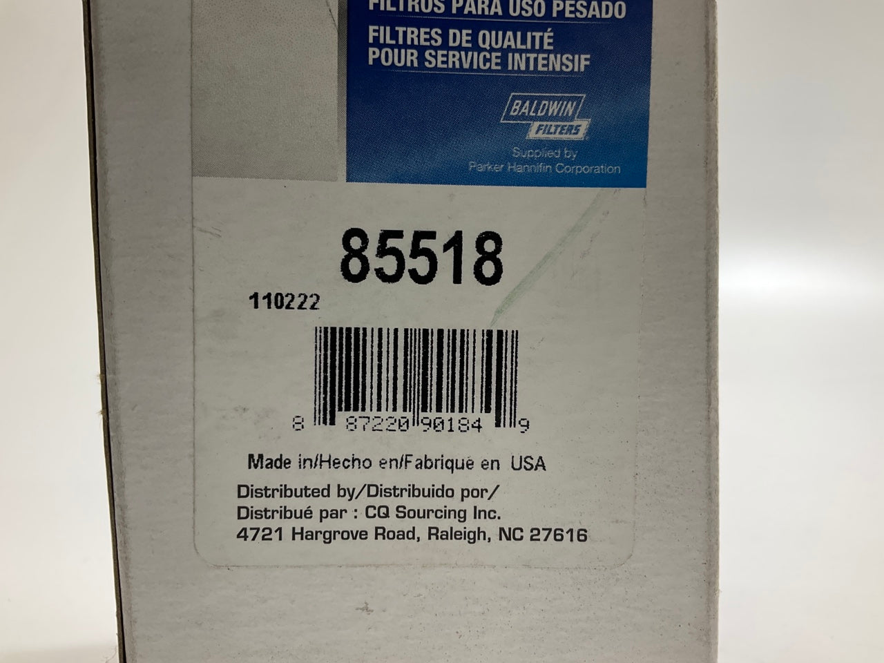 Carquest 85518 Hydraulic Oil Filter Replaces C1683 51518 H40317 LH4930 HF703