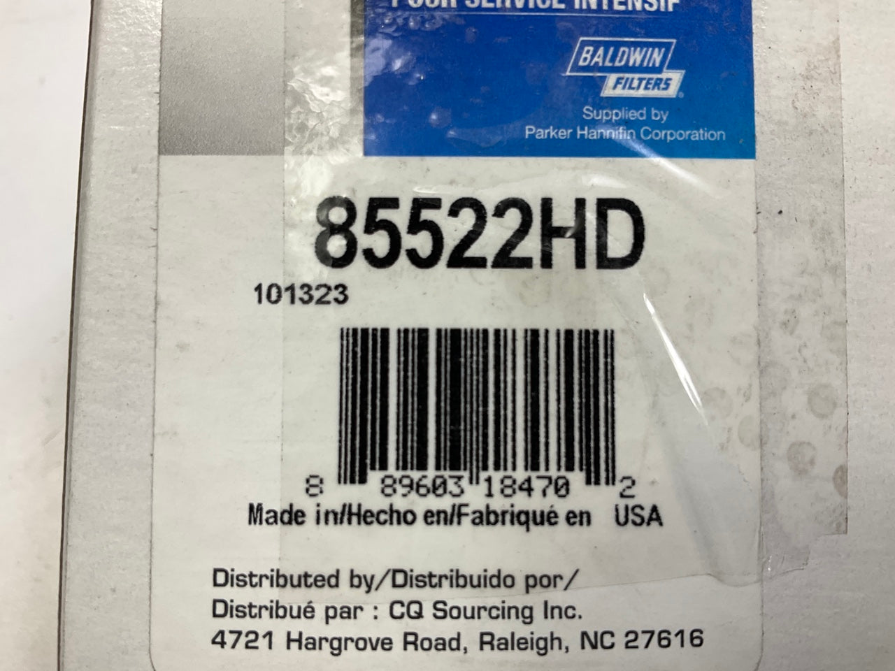 (2) Carquest 85522HD Engine Oil Filter