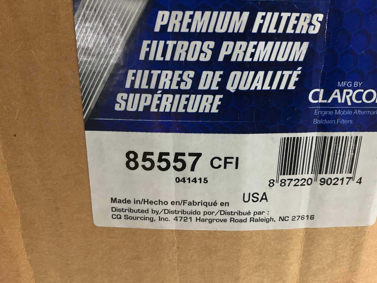Carquest 85557 Hydraulic Filter Replaces 51557 H65119 C7083 HF6419 P160896