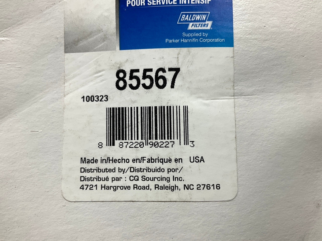 Carquest 85567 Hydraulic Filter 51567 H40224 1567 LP509 HF724 HF6060