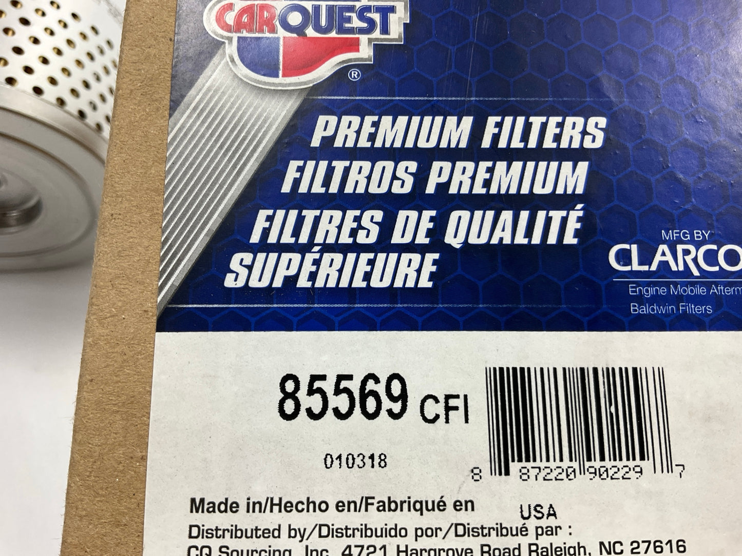 Carquest 85569 Automatic Transmission Filter Replaces 51569 P260 LF229 25012649