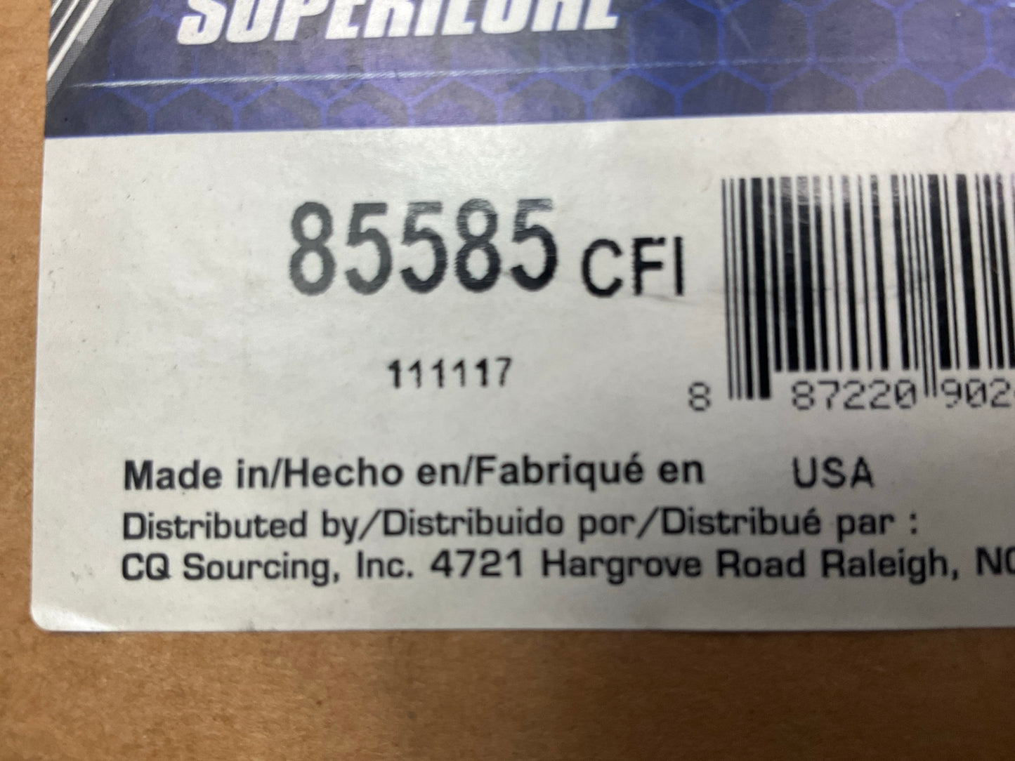 Carquest 85585 Hydraulic Filter Replaces 51585 HF854 C6958 HF6468 P162855