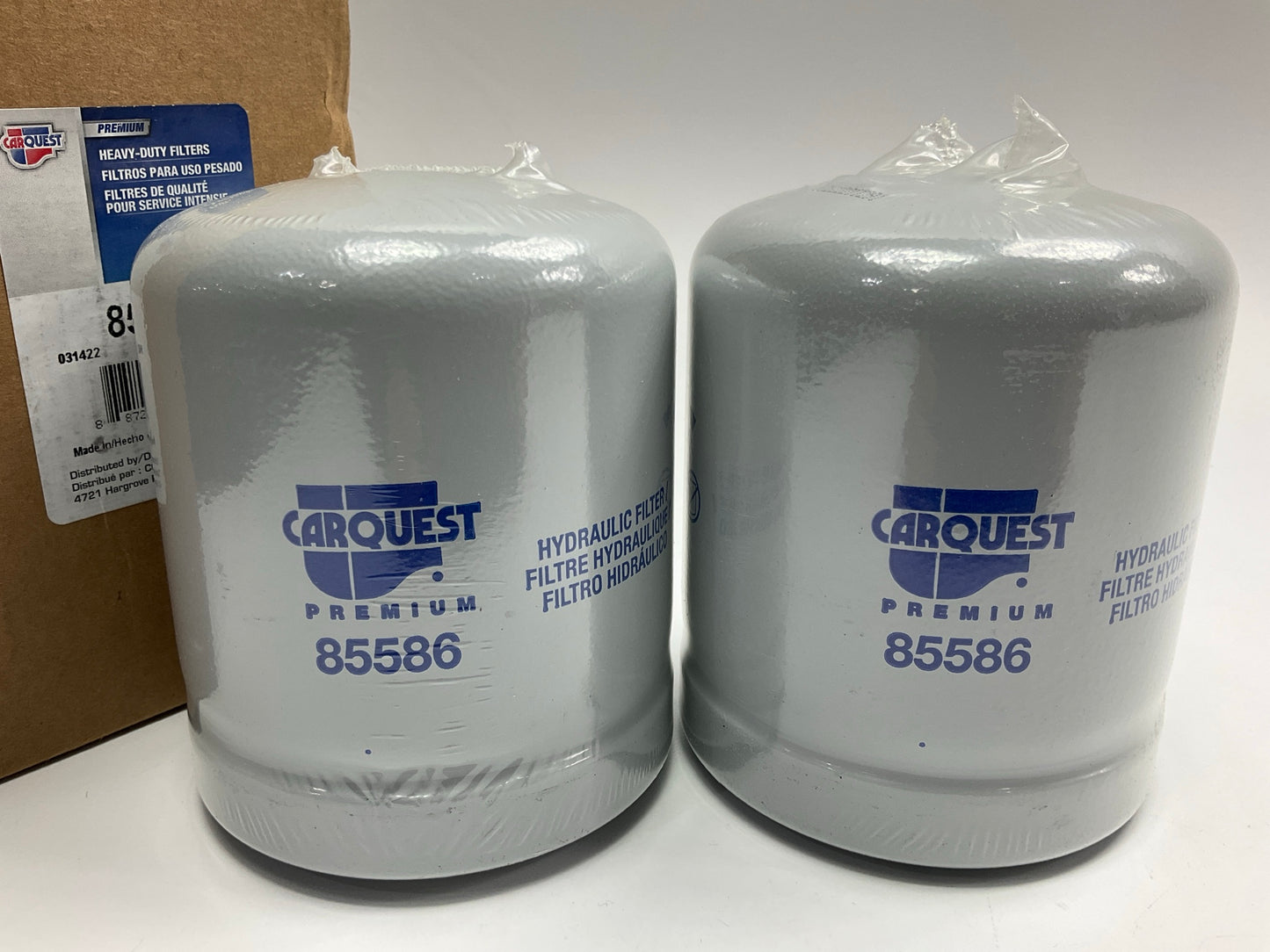 (2) Carquest 85586 Hydraulic Filter Replaces 51586 H35264 HF972 BT8416 AM102723