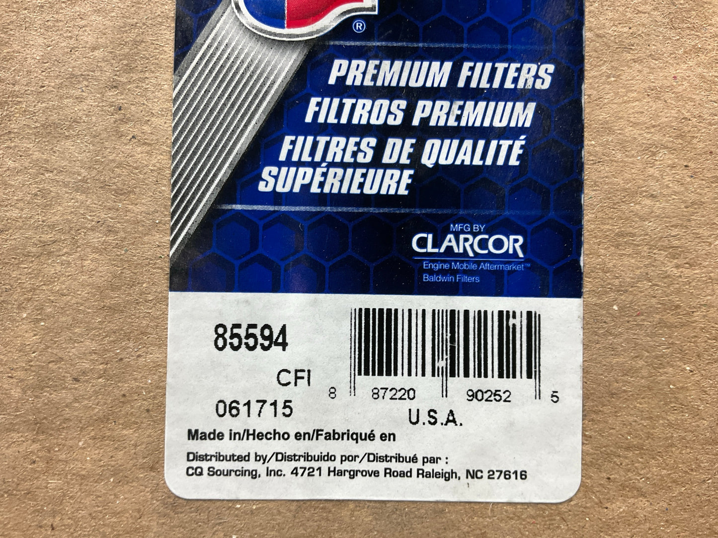 Carquest 85594 Fuel Filter Replaces P162471, 963006, PT752, LH4394, 51593