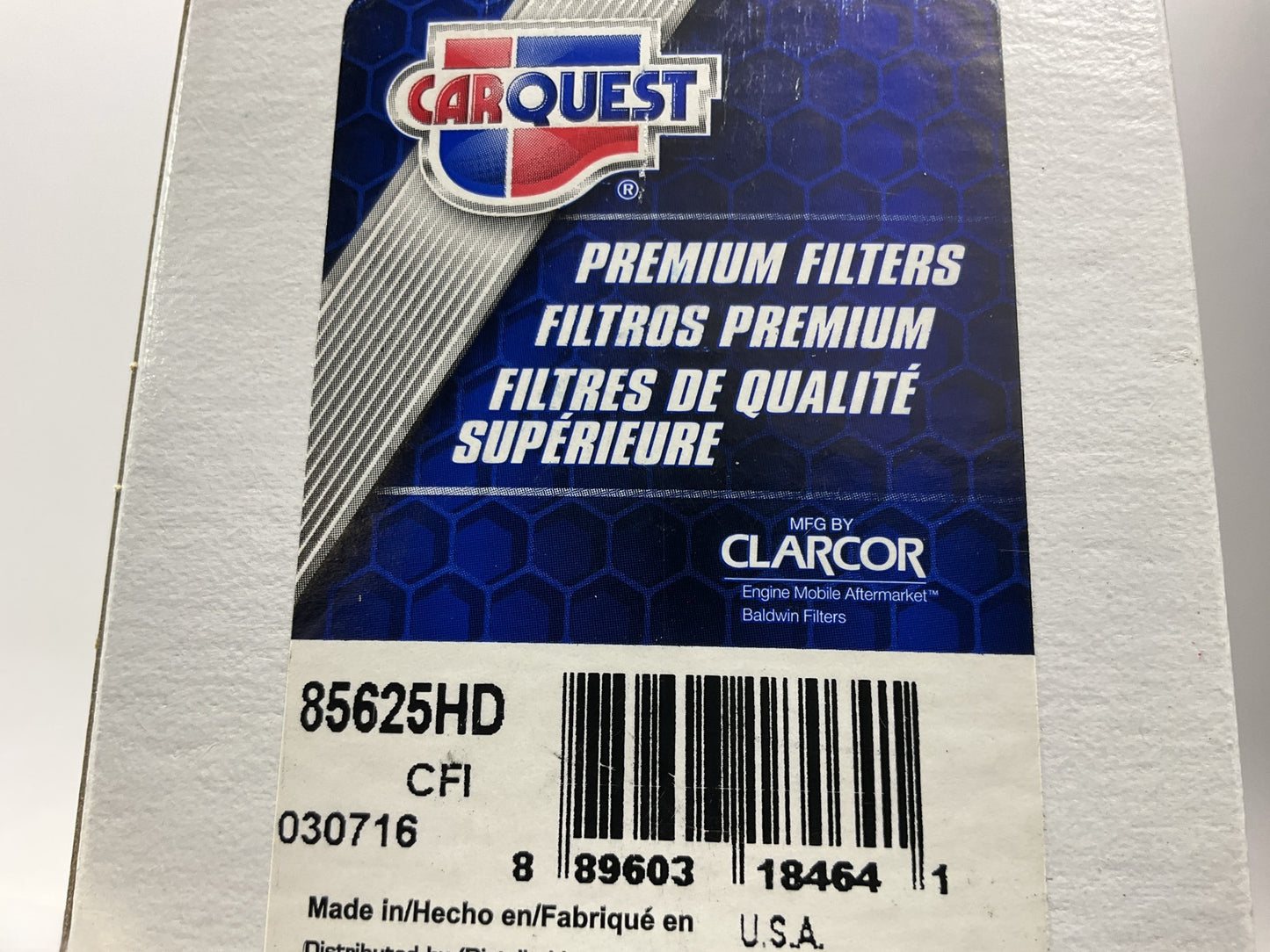 Carquest 85625HD Engine Oil Filter - Replaces Wix 51625, 1150101270; 31725L1000