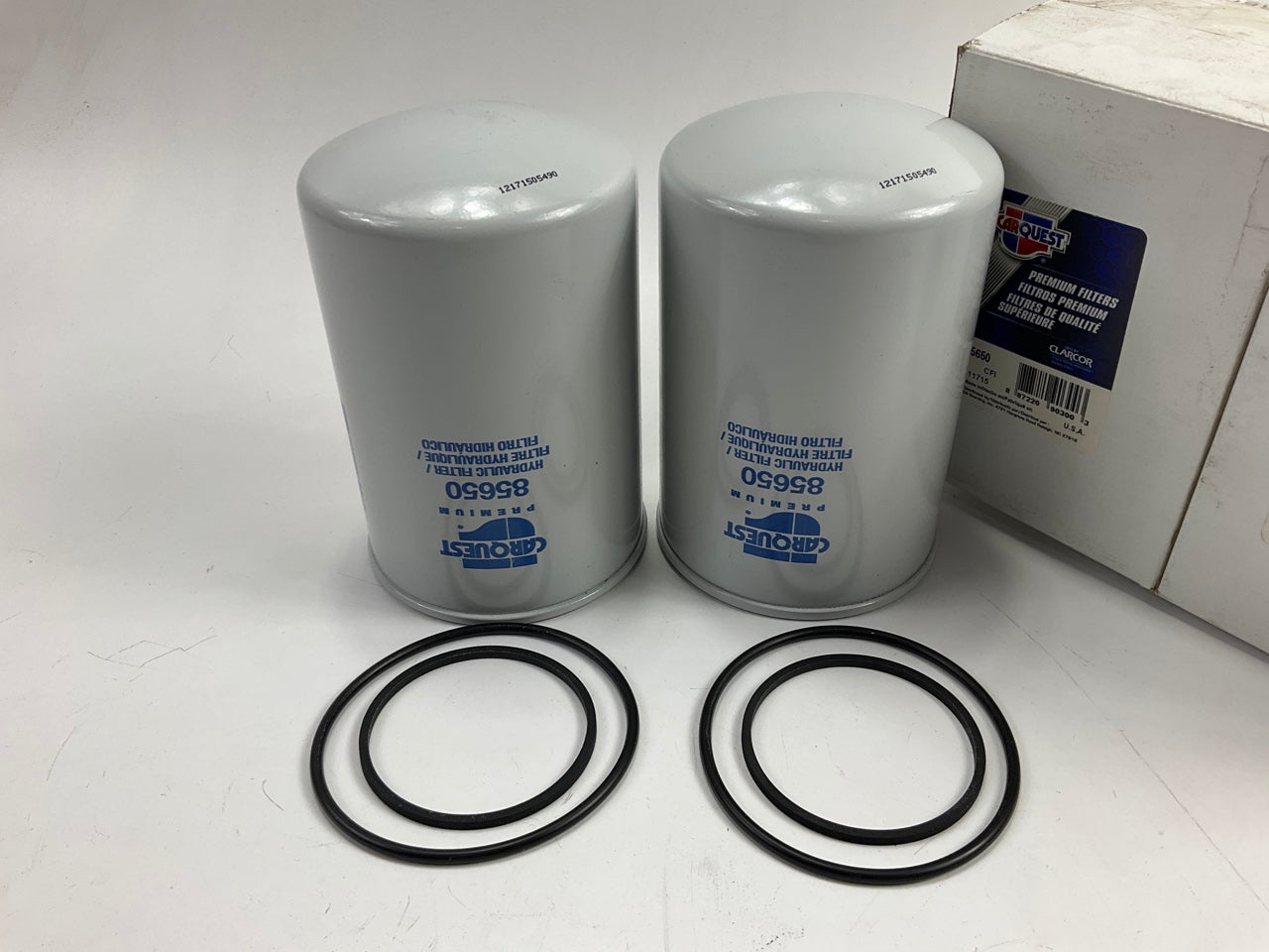 (2) Carquest 85650 Hydraulic Oil Filter Replaces P7564, 51650, BT8449-10 270958