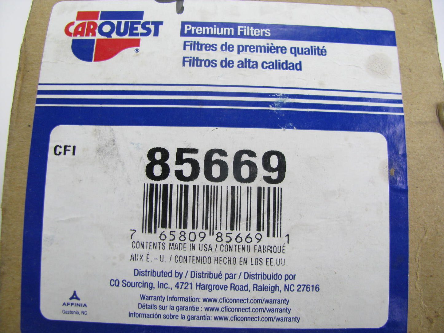 Carquest 85669 Oil Filter Replaces 57174 L60116 LK94D LF677 B196