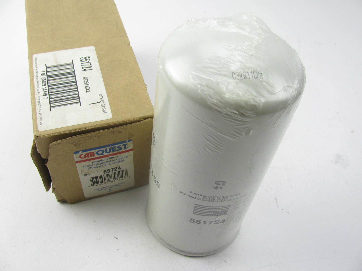 Carquest 85724 Hydraulic Oil Filter Replaces P8224 51724 H44739 LFH8324 LF153
