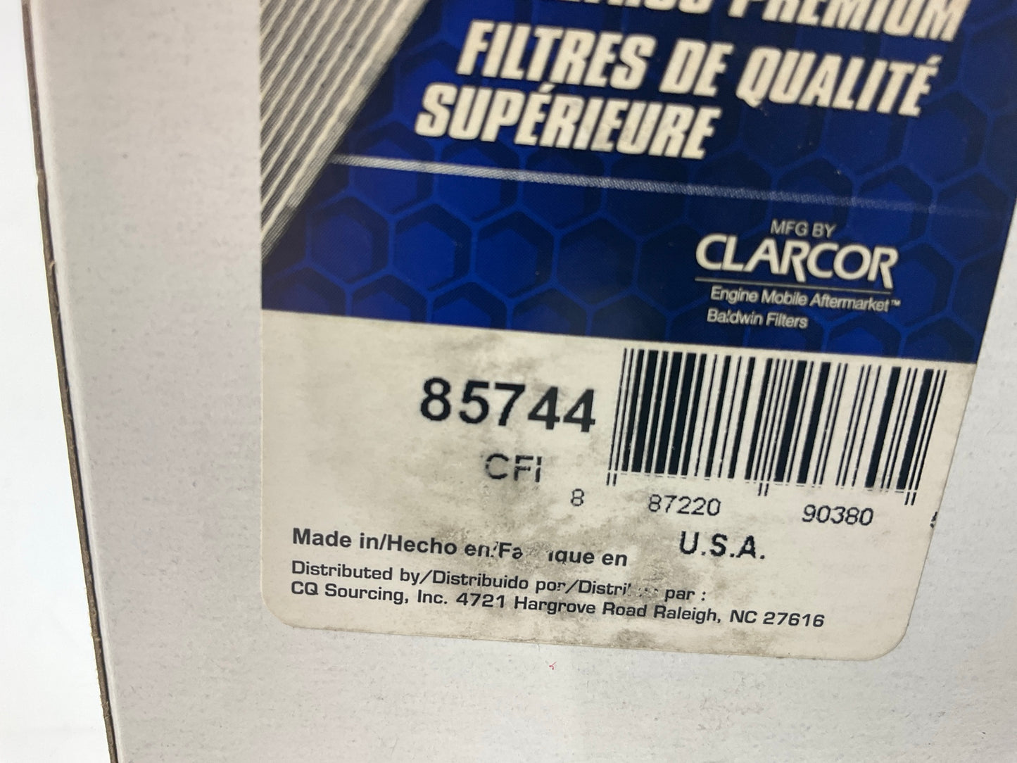 Carquest 85744 Hydraulic Filter Replaces  51744 71300930 688696 1300930