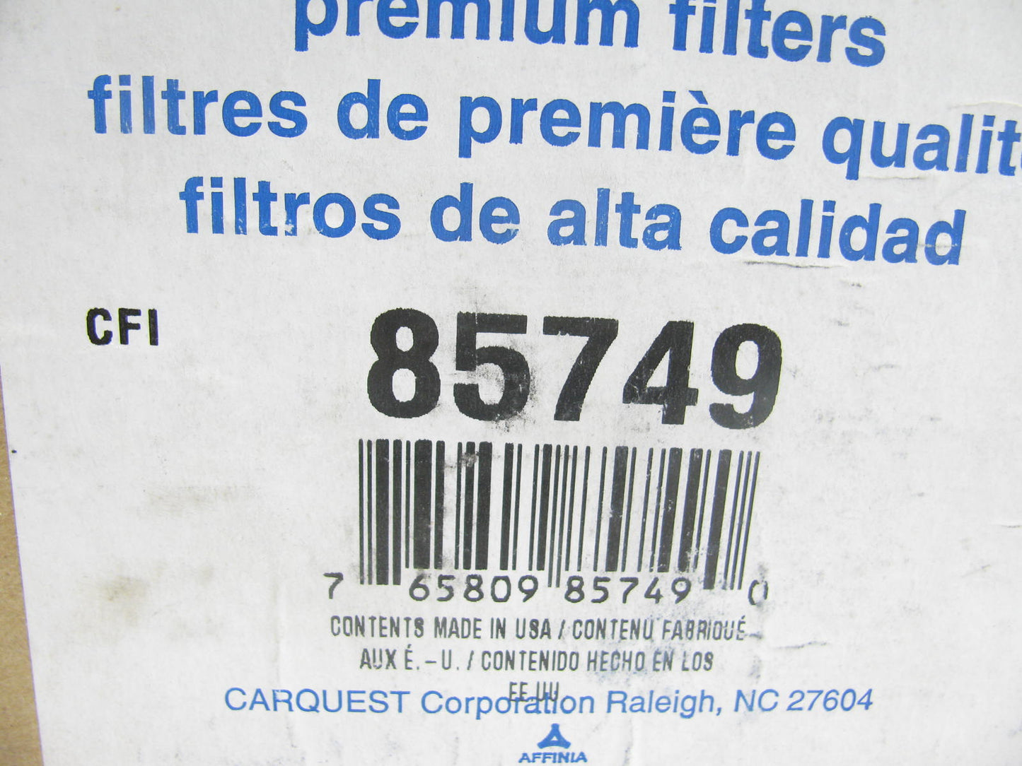 (2) Carquest 85749 Engine Oil Filter Replaces P3555A 51749 L50250 LK94D LF439