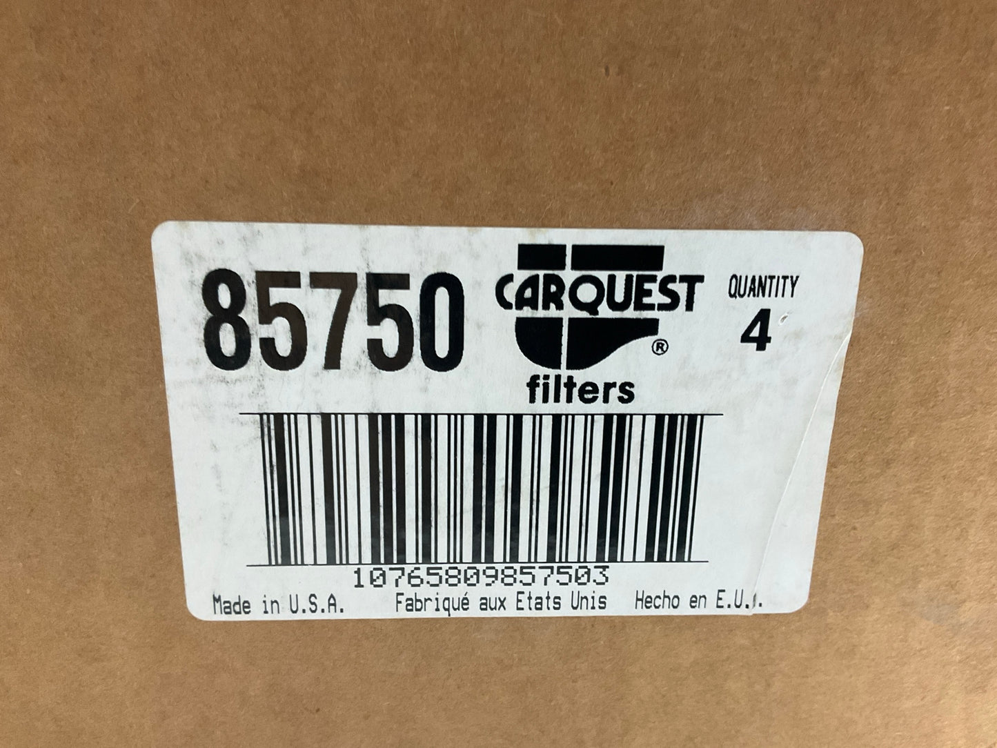 (4) Carquest 85750 Engine Oil Filter - Replaces C175E, C750E, LF750D, Wix 51750