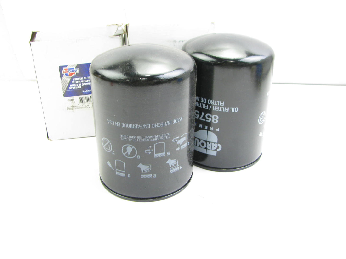 (2) Carquest 85758 Oil Filter Replaces 51759 L44444 PH725 PH47 LF430 LF680