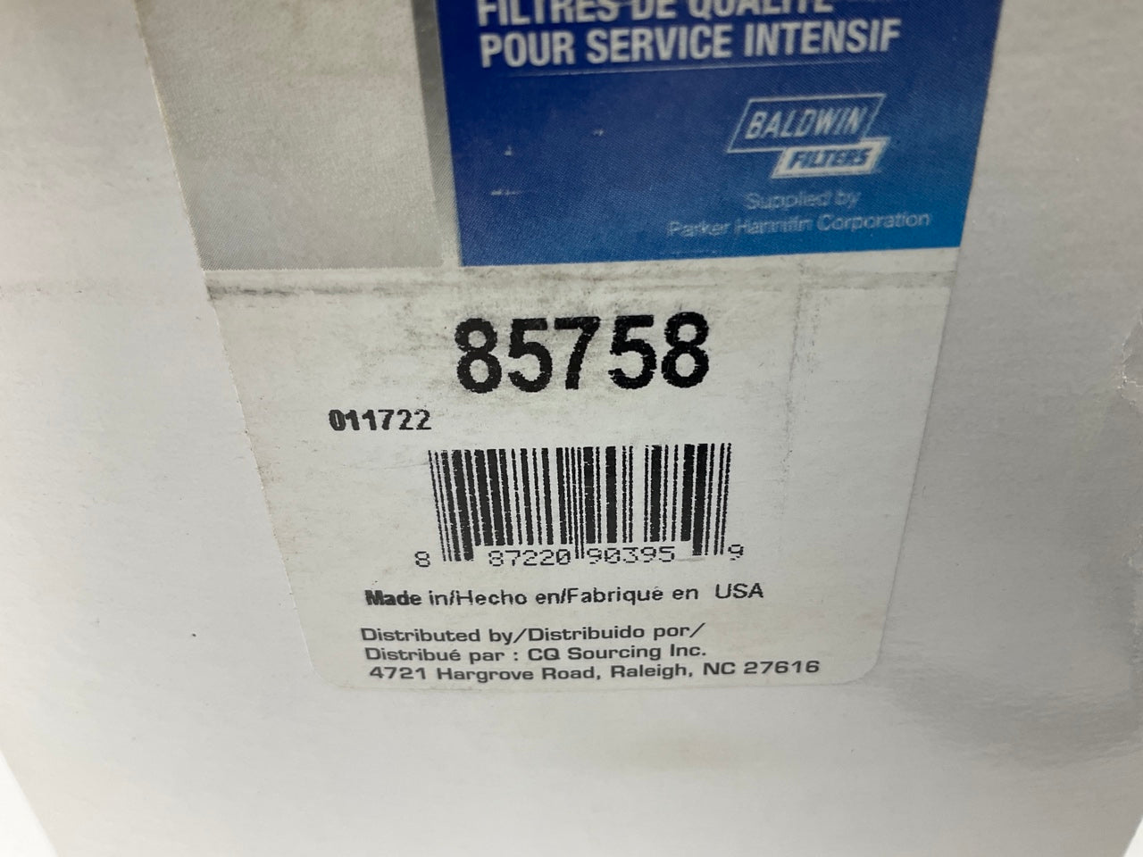 Carquest 85758 Oil Filter Replaces PH47 51758 L44444 PH725 LF430 LF680 P553634