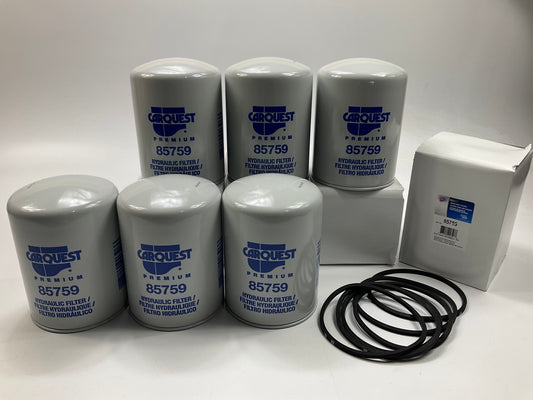 (6) Carquest 85759 Hydraulic Oil Filters Replaces 51759 H40029 1759 LFP449 HF903