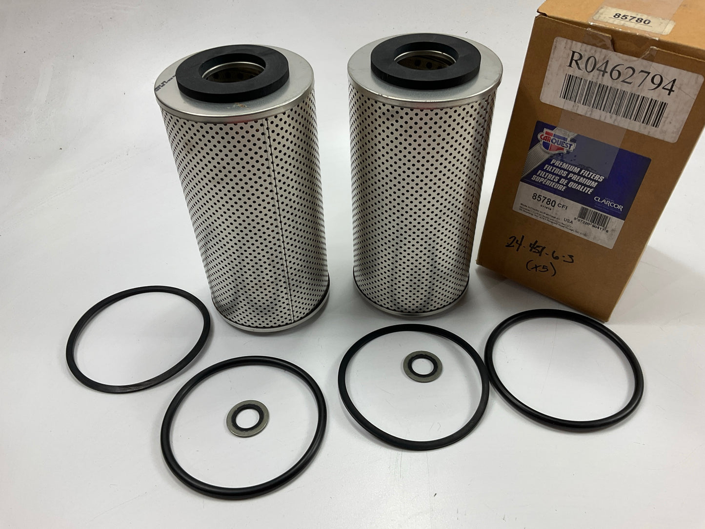 (2) Carquest 85780 Hydraulic Filter - Replaces Wix 51780, Baldwin PT436