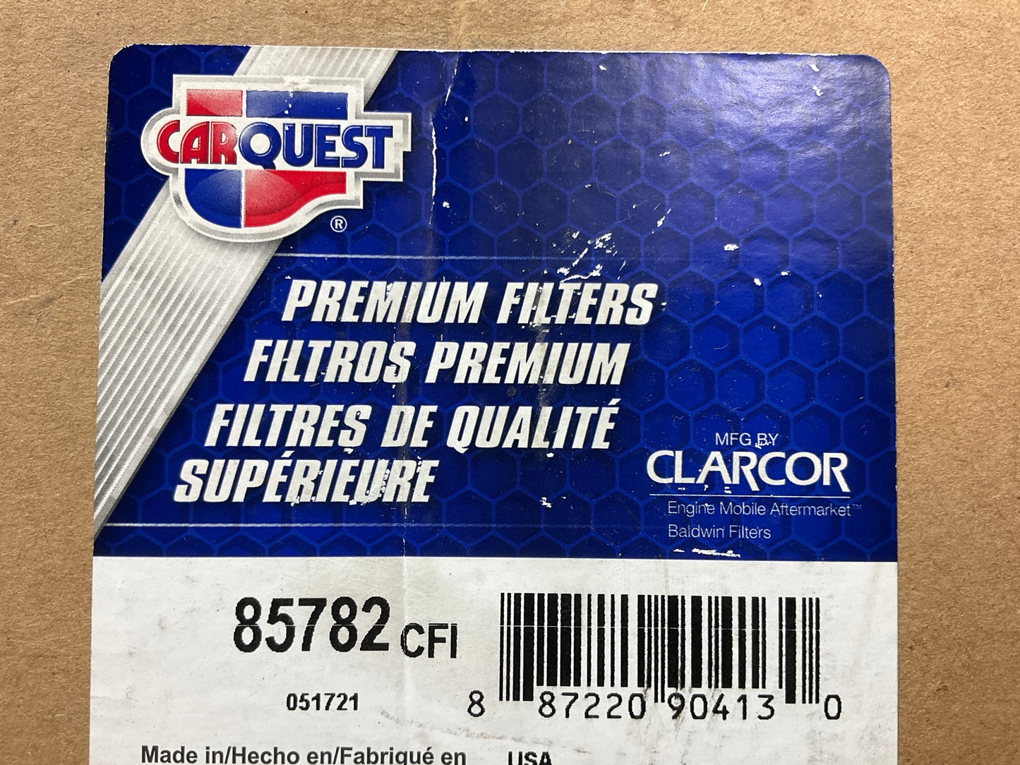 Carquest 85782 Cartridge Hydraulic Metal Canister Filter - Replaces Wix 51782
