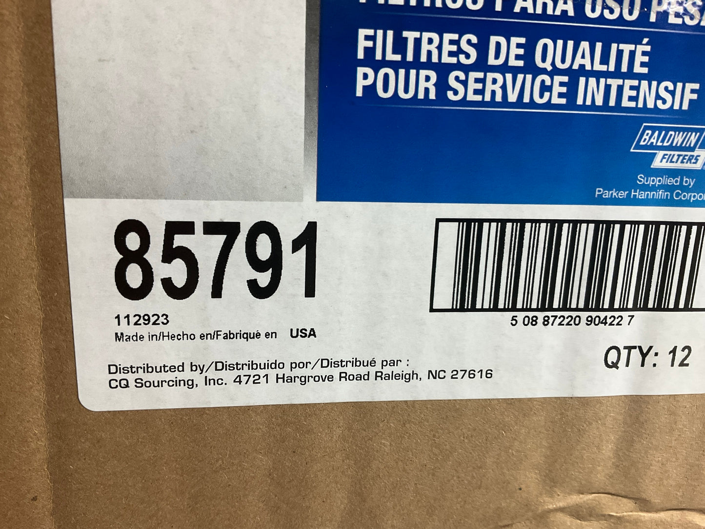 (12) Carquest 85791 Engine Oil Filter - PH49A 51791 L59068 LK77M LF554 LF9667