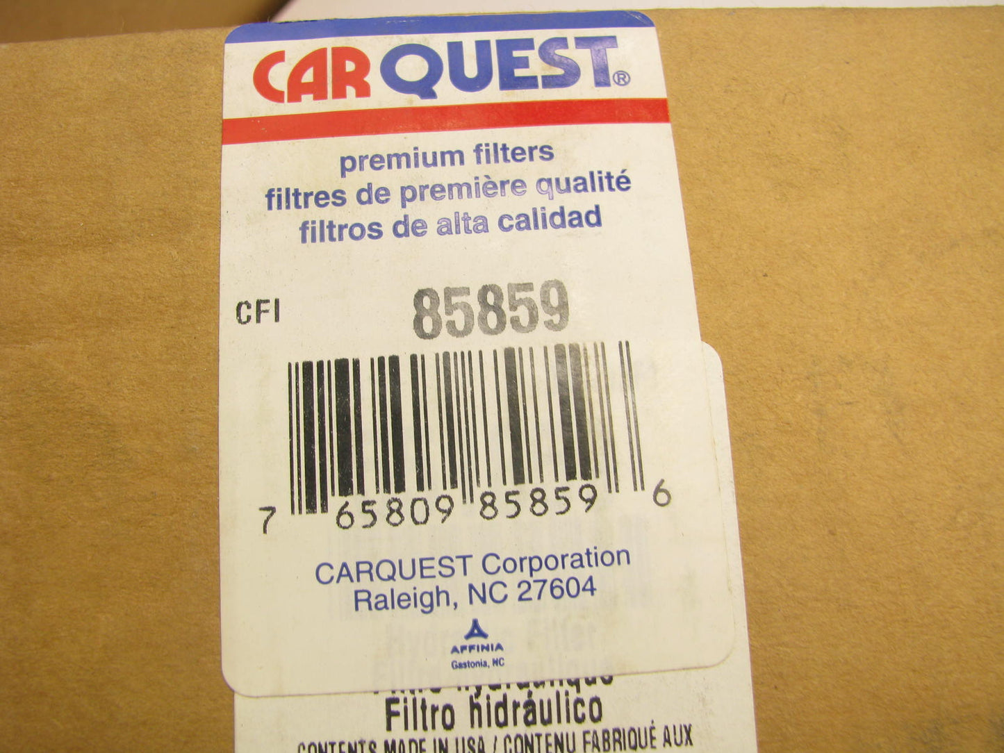 Carquest 85859 Hydraulic Oil Filter Kit Replaces P3772 51860 H52810 LFH6135 HF76