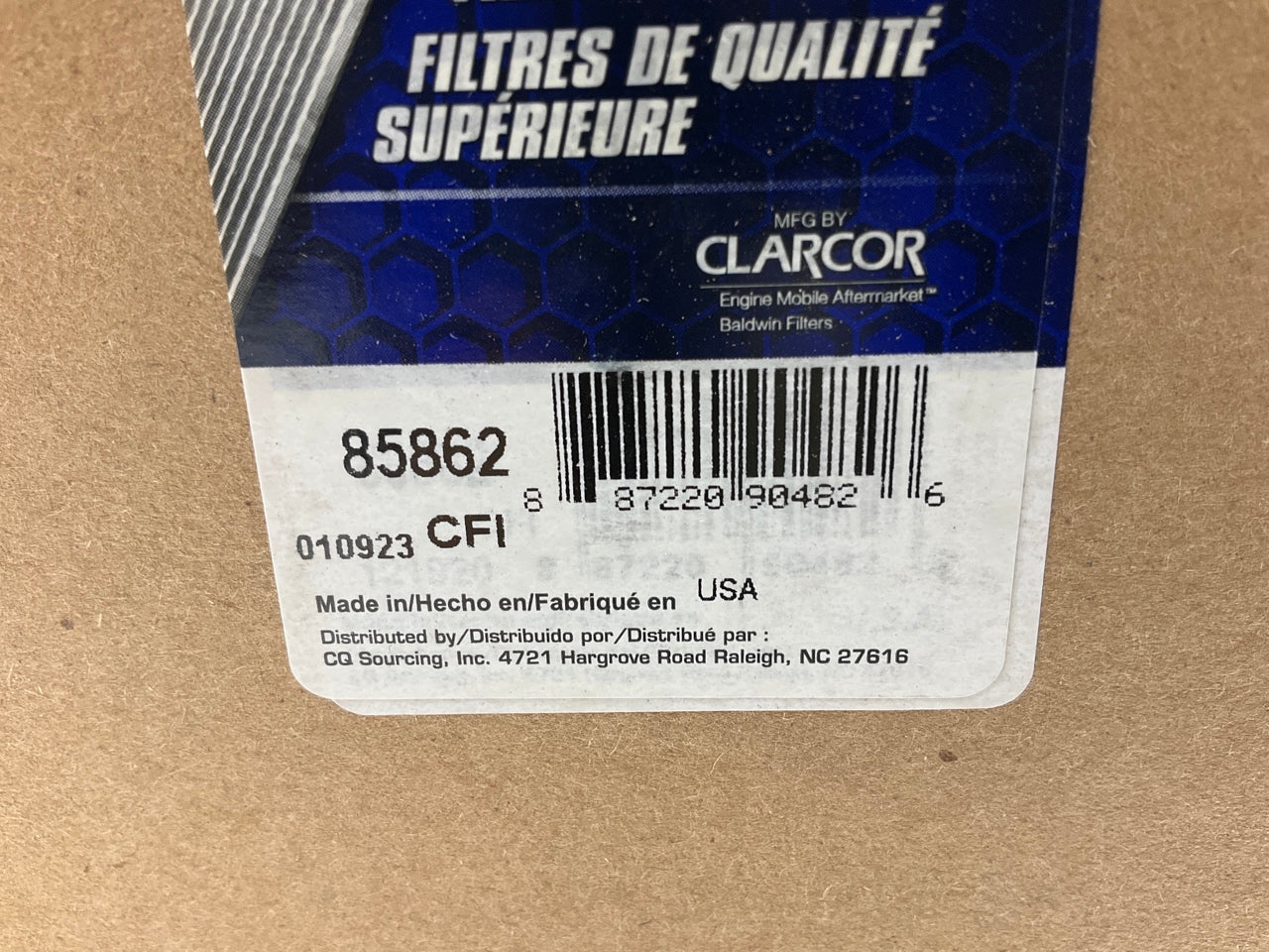 Carquest 85862 Hydraulic Filter Replaces 51862 CH6642 H55033 LP2302 AT77901