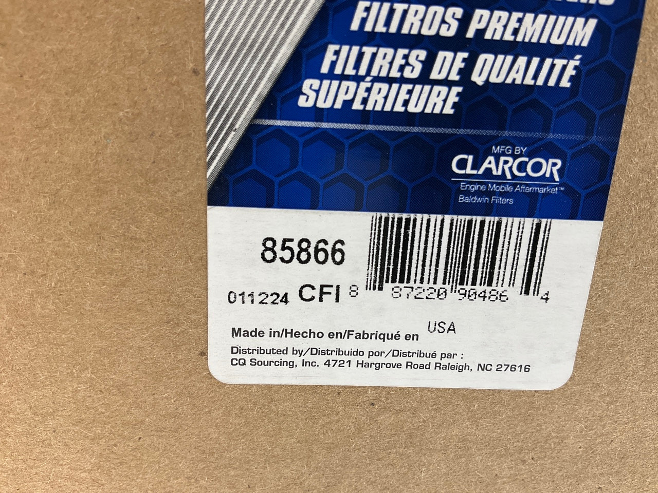 Carquest 85866 Hydraulic Oil Filter Replaces C3935 H55032 HF981 P165622 HF6483