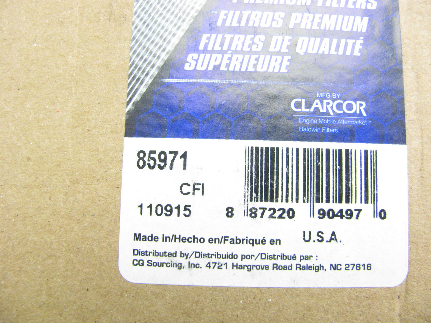 Carquest 85971 Engine Oil Filter Replaces PH7405A 51971 L54836 LFP2160 LF250