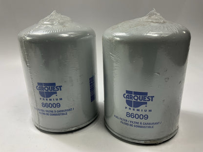 (2) Carquest 86009 Fuel Filter Replaces 33009 P9258 LFF1224 FF5458 P550448