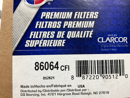 Carquest 86064 Fuel Filter Replaces 33064 C1150PB P37D L14F FF913 FF123 P553206