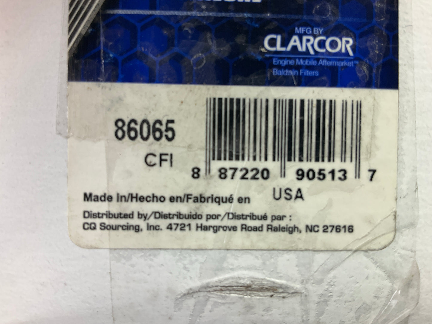 Carquest 86065 Fuel Filter Replaces 565955, 5583101, 1595654