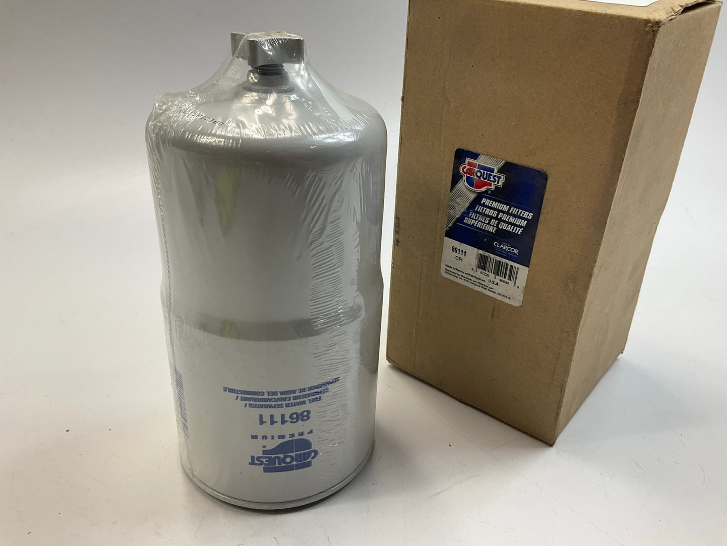 Carquest 86111 Diesel Fuel Water Separator Filter Replaces 33111 LFP2100C BF1211