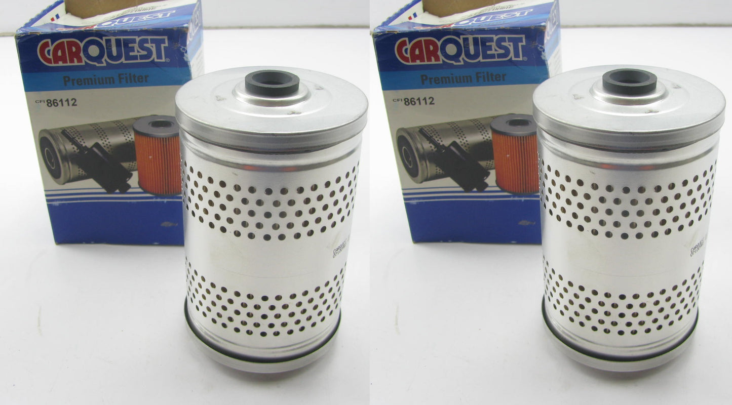 (2) Carquest 86112 Fuel Filter For Deutz Mercedes Volvo Equipment