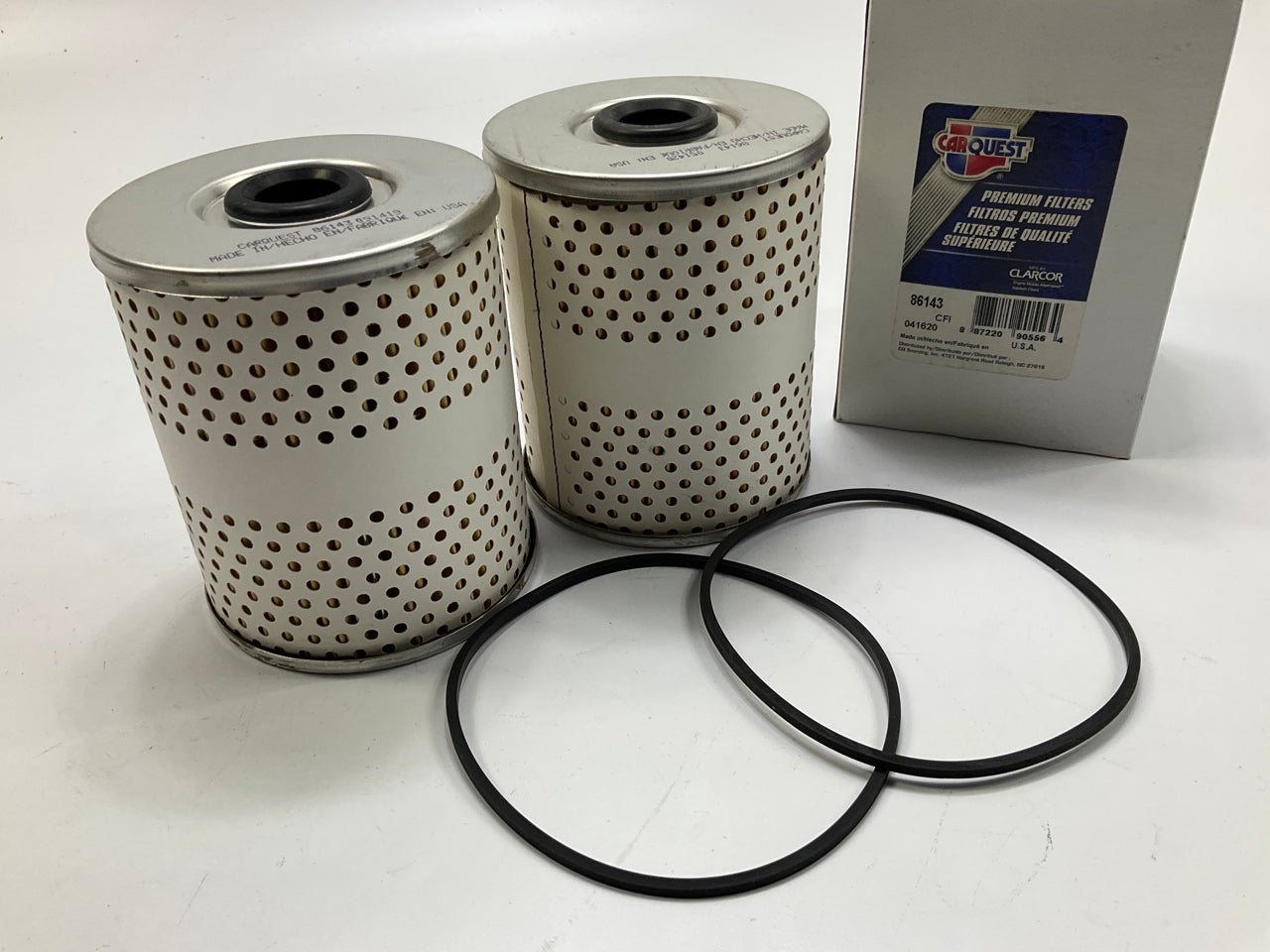 (2) Carquest 86143 Fuel Filter For John Deere AT44077, AR44077, P550098, C1168PL