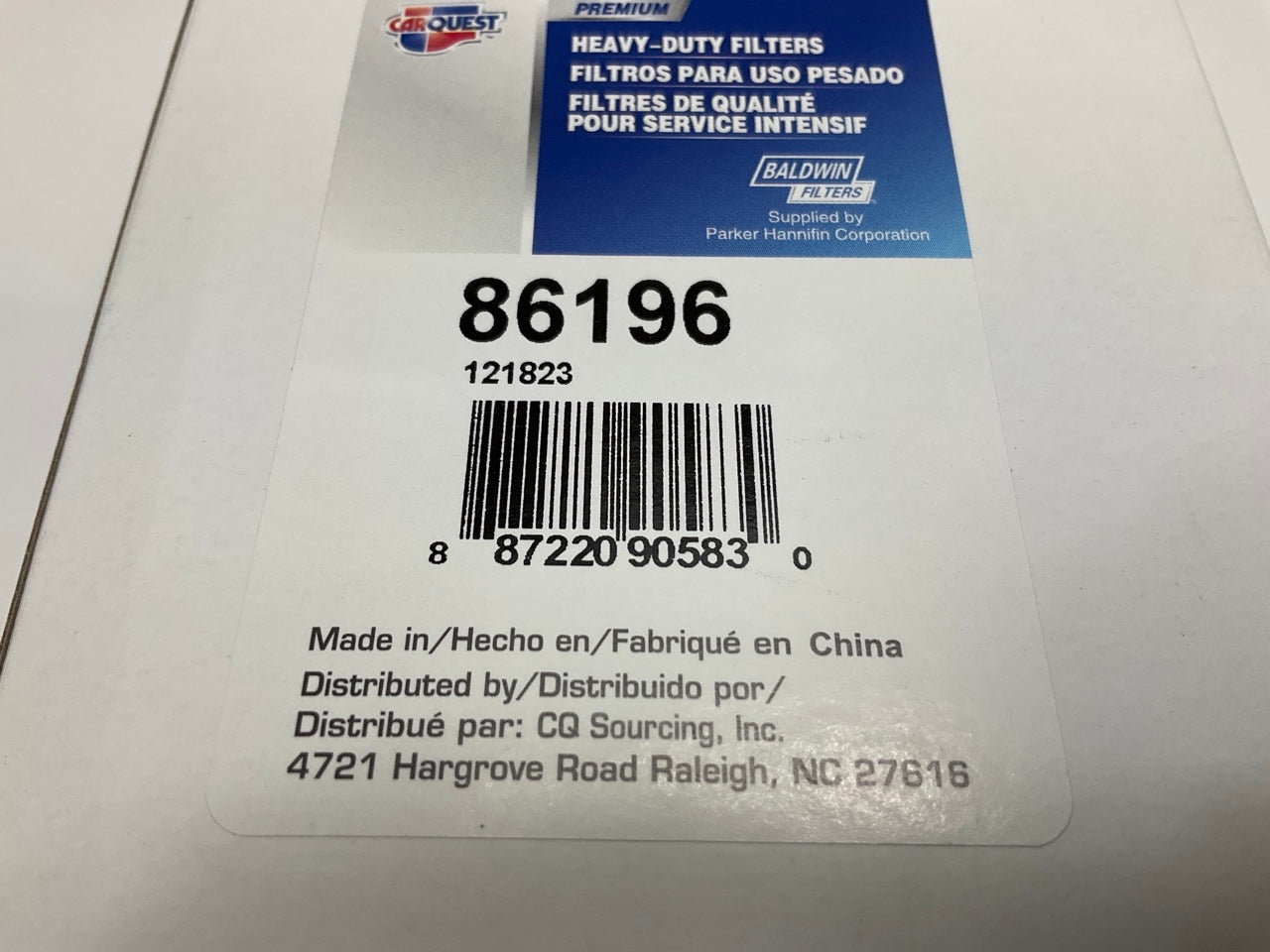 (2) Carquest 86196 Fuel Filter Replaces C4163 33196 F57783 LFF3501 FF836 FF4052A