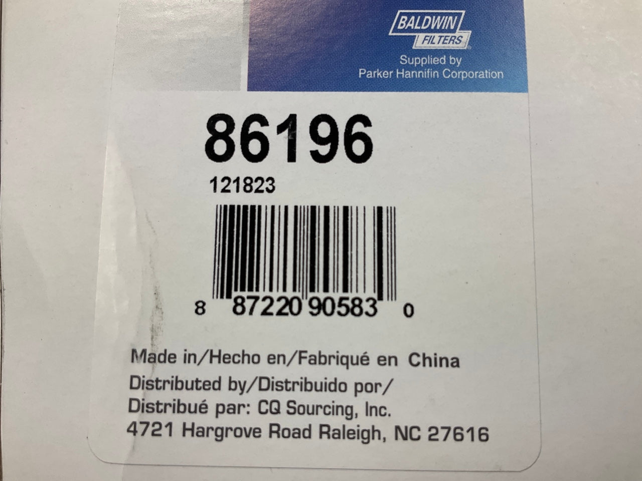 Carquest 86196 Fuel Filter Replaces C4163 33196 F57783 LFF3501 FF836 FF4052A