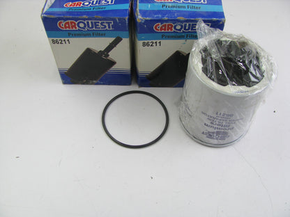 (2) Carquest 86211 Diesel Fuel Water Separator Filters - PS8185 33211 BF1205