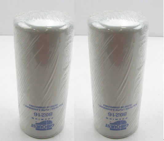(2) Carquest 86216 Fuel Filters Replaces: 33216 24556 K50005 LK77M FF955 FF5348