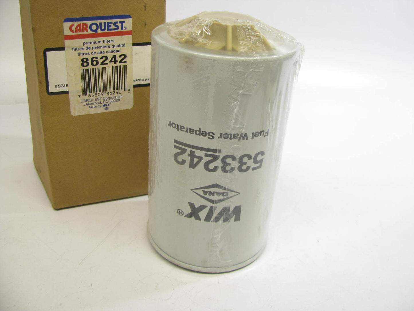 Carquest 86242 Diesel Fuel Water Separator Filter Replaces PS6829 33242 F71000