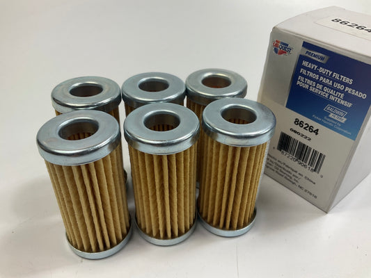 (6) Carquest 86264 Fuel Filter (Cartridge Fuel Metal Canister) - 33264, PF7545